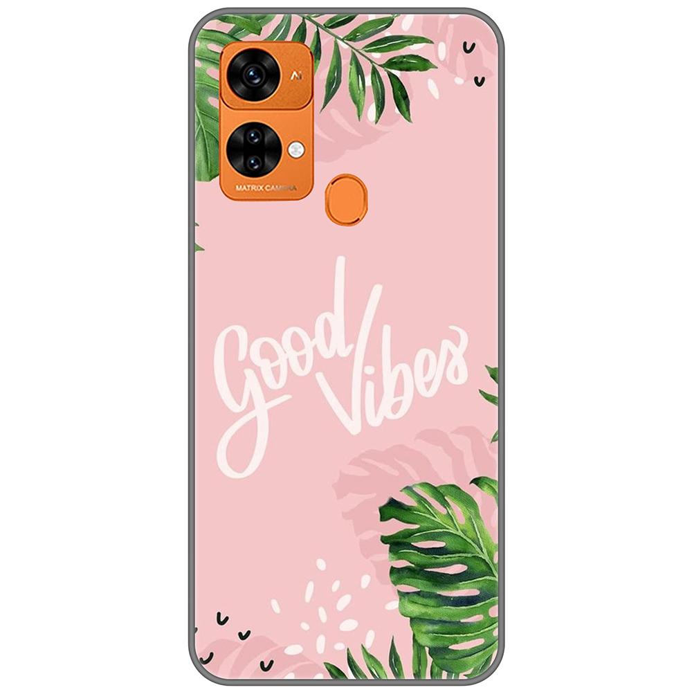 for Oukitel C33 Black Case 6.8inch Soft Tpu Cute Cartoon Back Cover on OukitelC33 Full protection bumper Anti-fall shockproof