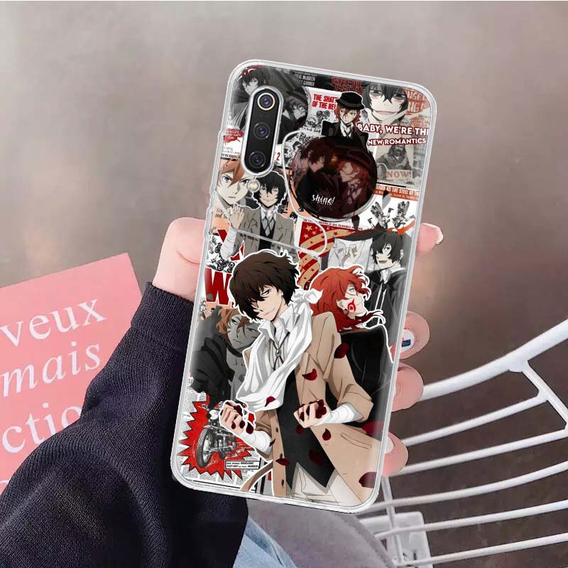 Bungo Stray Dogs Poster Soft Phone Case For Xiaomi Redmi Note 10 10S 9 9S 8 7 8T 11S 11T 11 Pro 9A 9T 9C 8A 7A Shell Cover Funda
