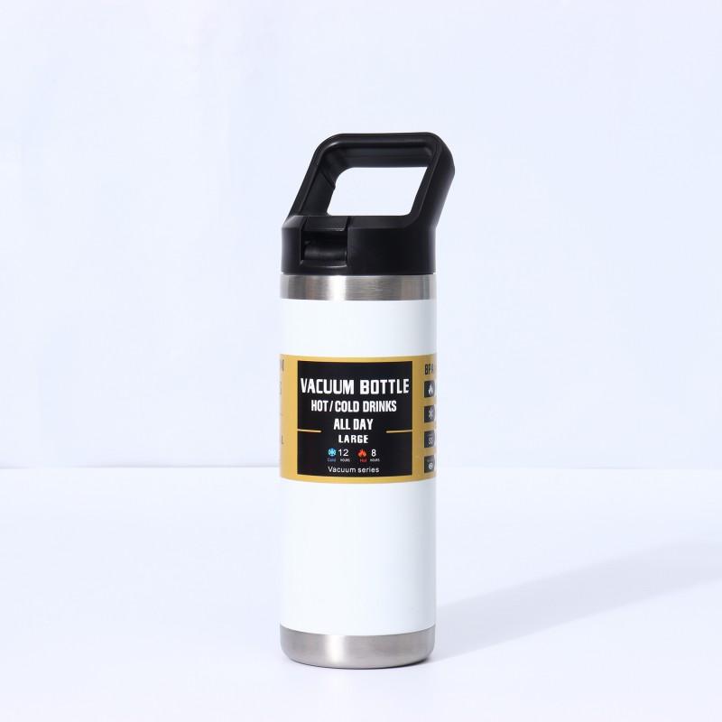 Stainless Steel Vacuum Insulated Travel Mug With Handle 600ml 800ml 1000ml Outdoor Camping Gym Office