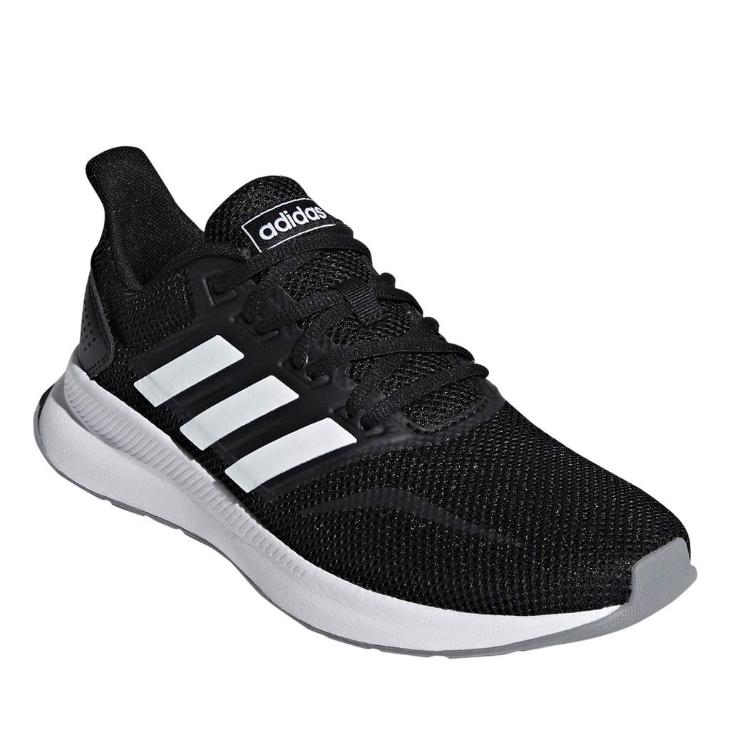Adidas FALCONRUN W Core Three Size 22cm (DBG98) Women's Sneakers, Black/Footwear White/Grey (F36218),