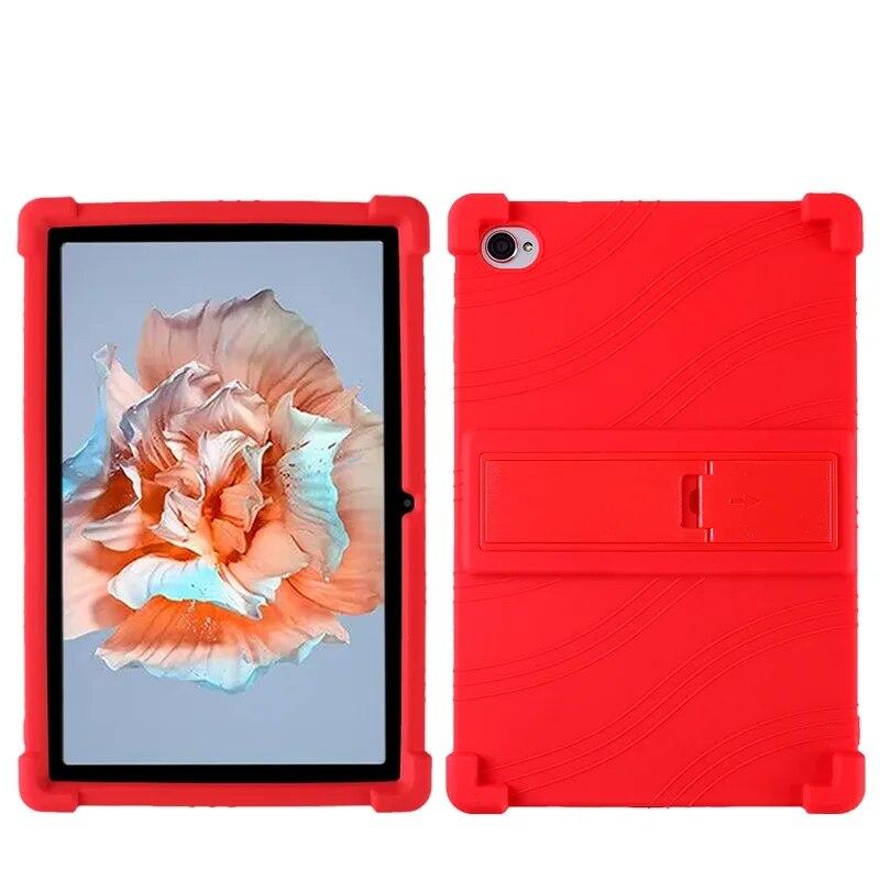 4 Thicken Cornors Soft Silicon Cover with Kickstand For Blackview Tab 15 Pro Case 10.5" Tablet PC Shockproof Protector Funda