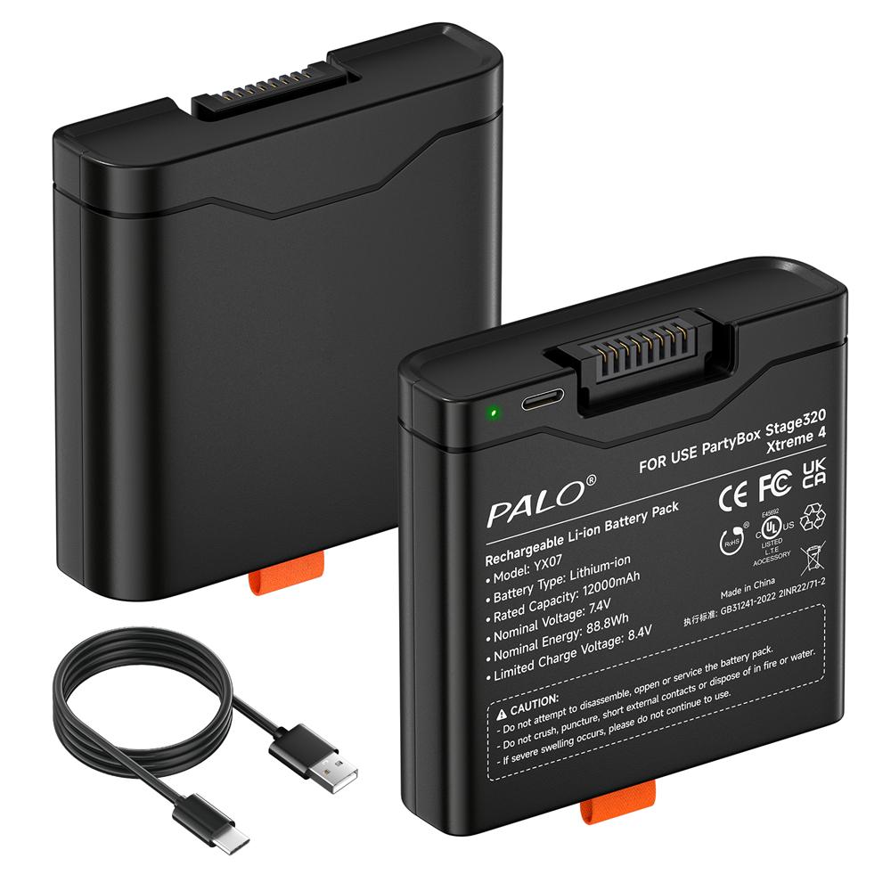 Für JBL Xtreme 4 JBL Lautsprecherakku 12000mAh Akku mit TYPE-C Eingang Für JBL Xtreme 4 JBL Party Box Stage 320 Ersatzakku