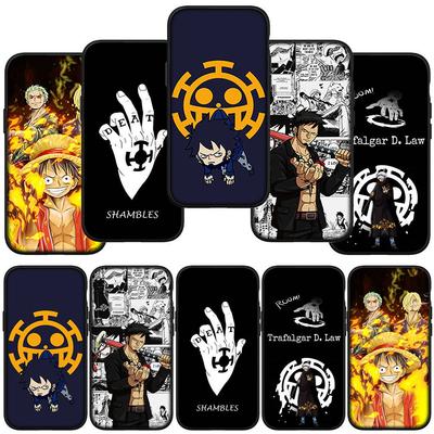 Handyhülle für Samsung Galaxy S24 S23 iPhone 15 14 Xiaomi Redmi Note 13 12 11 8 10 9 Pro Max X XR OPPO A15 Huawei Anime Luffy One Piece Trafalgar Law