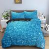 Sea Wave Texture Duvet Cover Twin Queen 2/3pcs Blue Ocean Spray Waves Bedding Set Azure Seawater Comforter Cover For Boys Girls