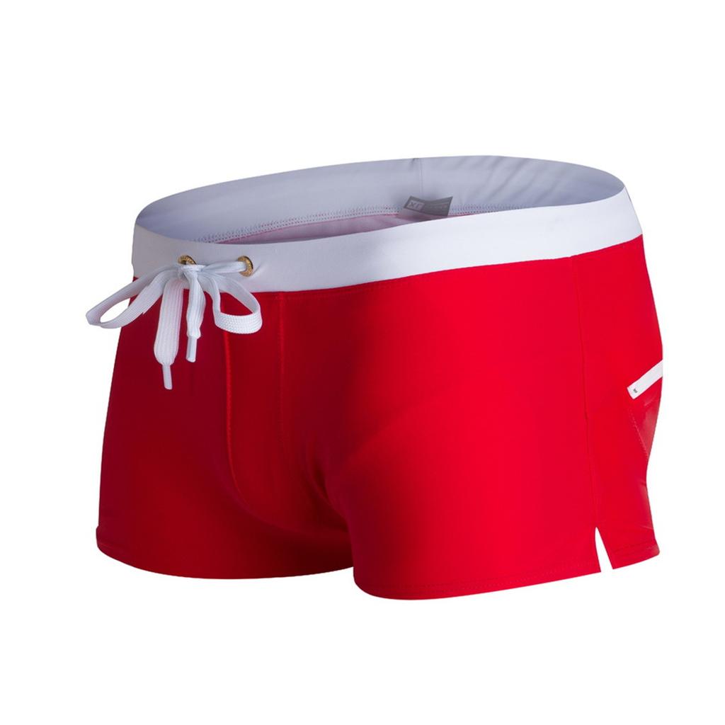 Pánské plavky Pánské plavky Módní plavky Zadní kapsa na zip Design Plážové plavky Boxerky