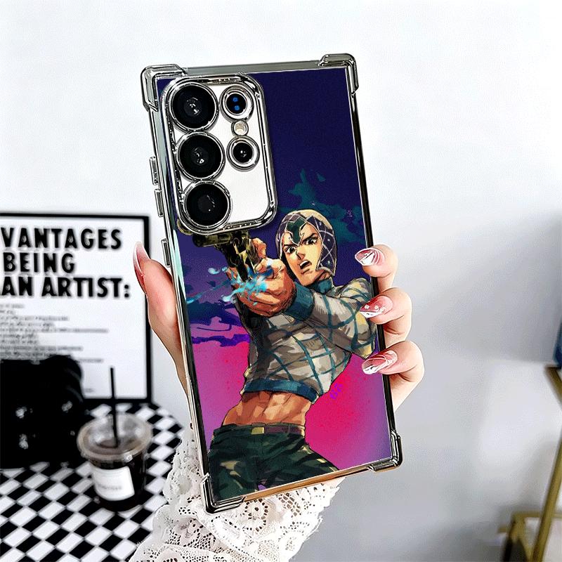 JoJo Abenteuer Guido Mista Weiche Handyhülle Für Samsung Galaxy S26 Ultra S25 Edge S24 FE S23 Plus S22 S21 + S20 Galvanisiert Anti-Fall