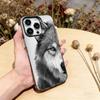The Wolf Phone Case For iPhone 17,16,15,14,13,12,11 Plus,Pro Max,XS,Colorful Silver Phone Case Funda Cover