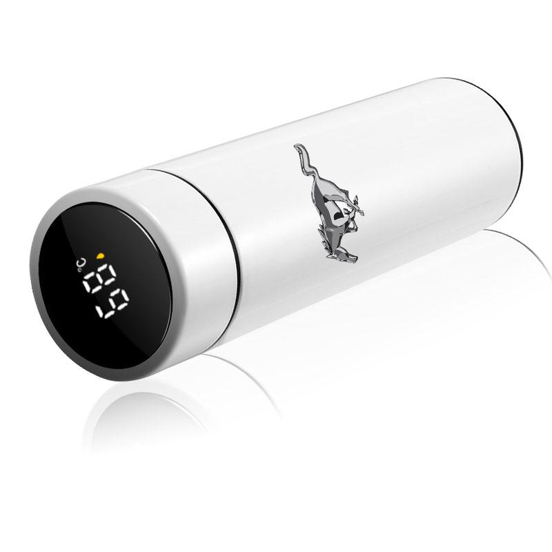 Bærbar Bil Smart Termosflaske Med Temperaturvisning Kaffekopp For Ford Mustang SHELBY GT 500 350 Cabriolet V Mach e Vanntett