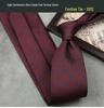 Men's Formal Wine Red Wedding Tie - 8CM Hand-Tied Groom Suit Accessory