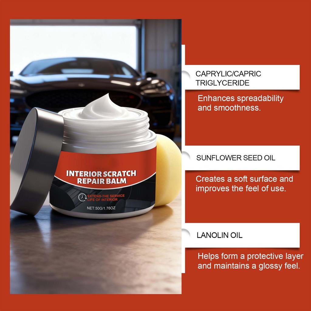 HOMONTH Car Interior Cream Car Interior Decontamination Cleaning Maintenance Daily Cream