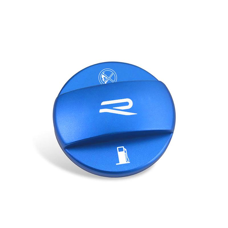 OBTLU1 Car Fuel Cap Aluminum Alloy Oil Box Lid Petrol Tank Cover For VW GTI Polo Golf Passat Tiguan Arteon Touareg Taigo Caddy Jetta CC