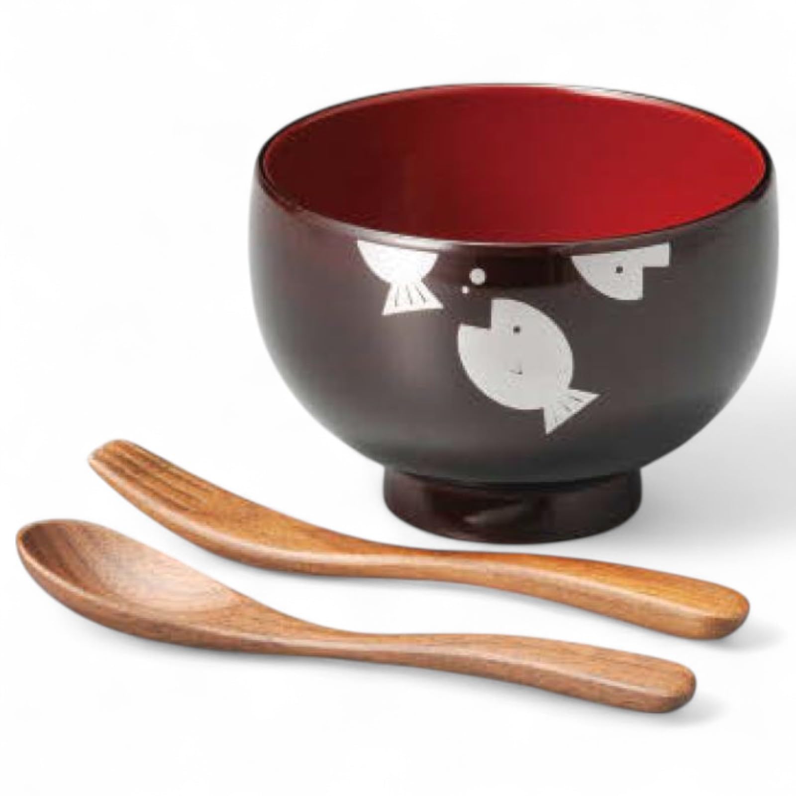 

Bowl and Resin Synthetic and Made in Japan J-kitchens (Wood Lacquerware, Hand-Painted) Spoon/Fork (Wood Urethane) PID-527407
