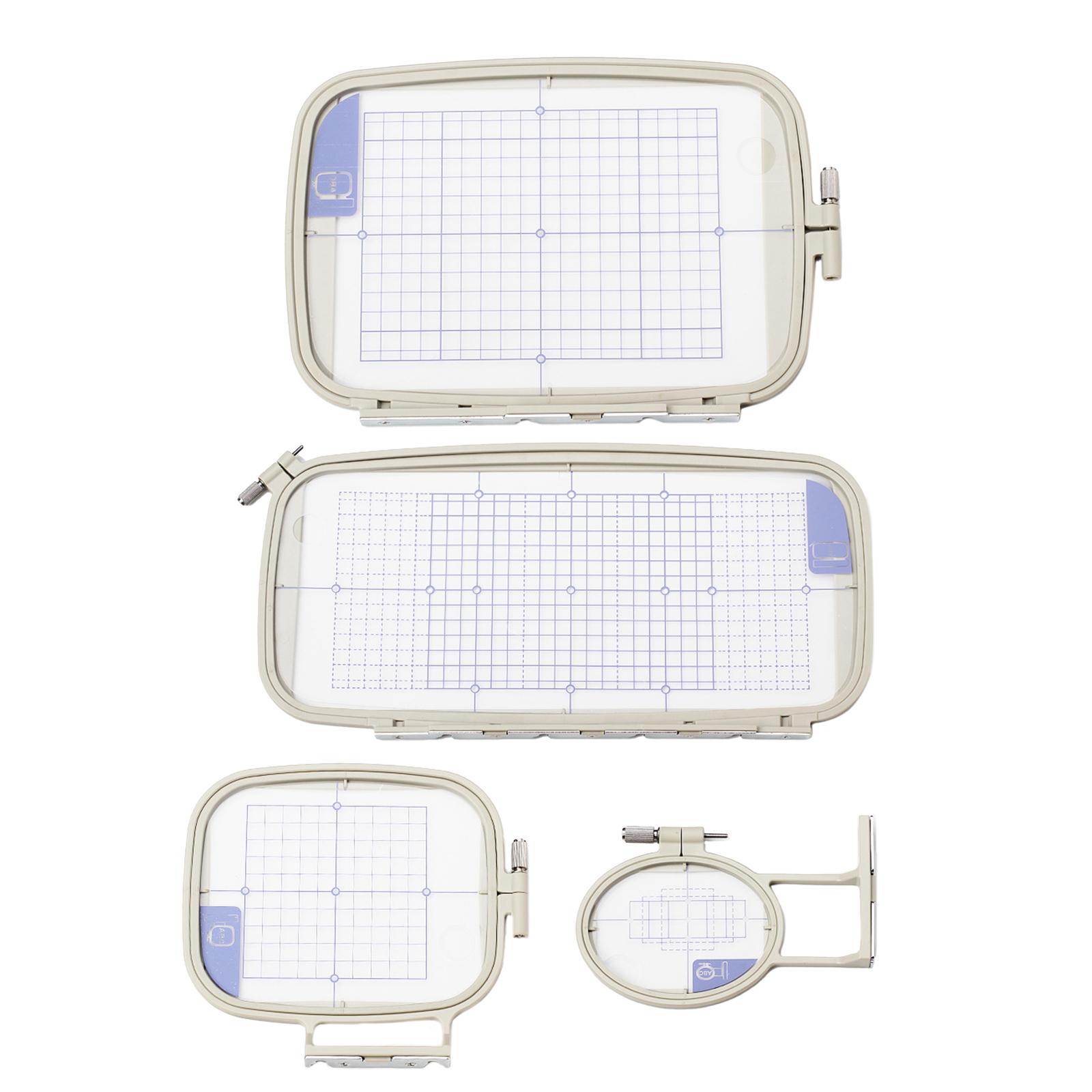 4 Pcs Embroidery Hoop for PE780D PC6500 PC8500 PC8500D PE770 Embroidery Machine Hoop Adjustable Embroidery Frame 1