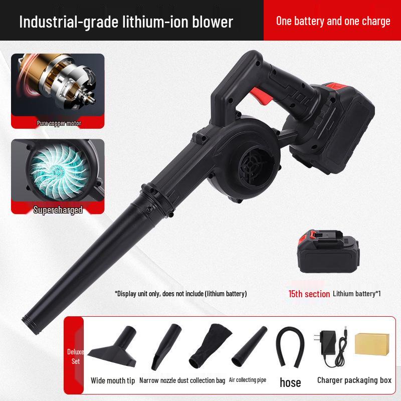 High-Power Lithium Battery Industrial Electric Blower/Vacuum Cleaner for Snow and Dust Removal