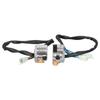 Pair Motorcycle Handlebar Switch Assembly Universal for 50cc 22mm Handle Grip Scooter Disc Brake