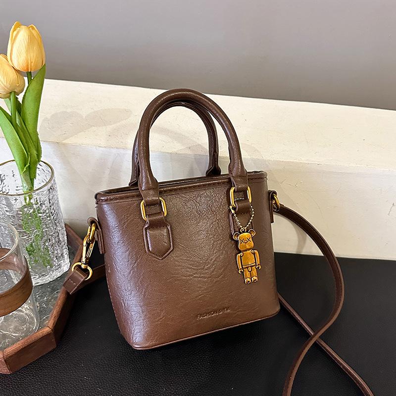 Handtasche Damentasche Premium Neu Beliebt Schulter Trend Textur Retro Tragbar Umhängetasche