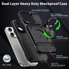 Pouzdro Pro iPhone 11 13 14 15 16 Pro Max 14 15 16 Plus 11 Magnetický Otočný Kroužek Stojánek Odolné Ochrana Proti Pádu Peněženka