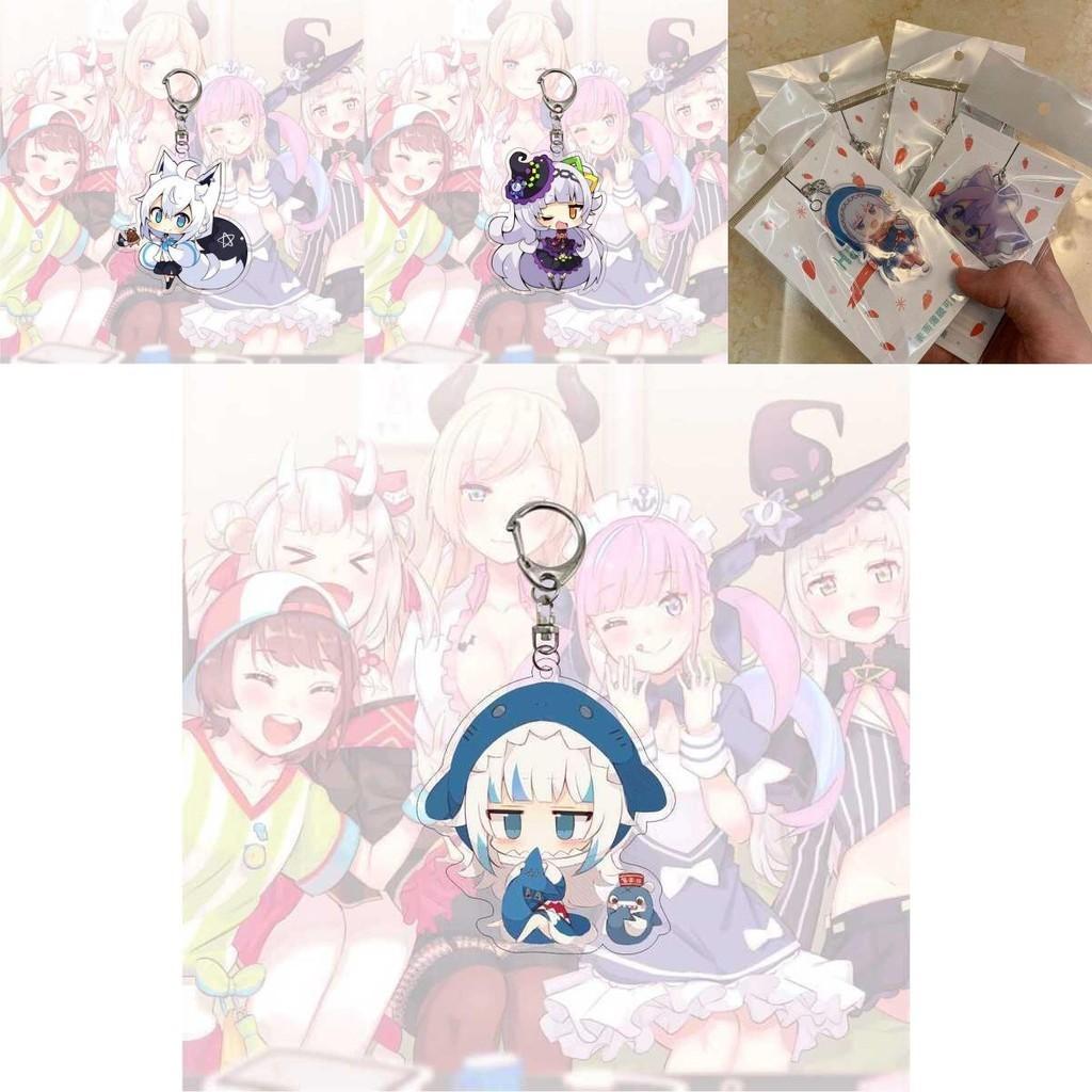Exquisite Hololive Vtuber Acrylic Keychain Pendant With Beautiful Character Designs For Collectors
