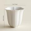 Teacup White Ceramic Lotus Petal Zen Heart Handmade Cup Master Cup Single Teacup Drink Tea Tea Cup