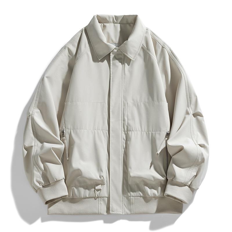 Jian Heng Jacket Lapel Jacket Jacket Men's Spring and Autumn American Retro Fashion Casual