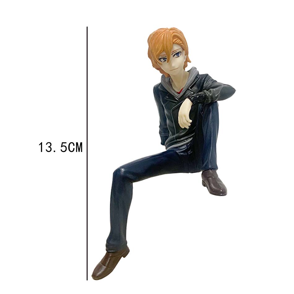 Sold Bungo Stray Dogs Nakahara Chuya Figure Dazai Osamu Action Noodles Press Model PVC Collectible Toys Birthday Gifts