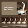LED Desk Lamp Touch Control Foldable Table Lamp 3 Color Stepless Dimmable Bedside Light for Living Room Dorm Home Office