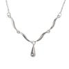 Water Drop Necklace Women's Light Luxury Ins Simple Dress Neck Chain Fresh and Elegant Design Versatile Niche Sweater Chain