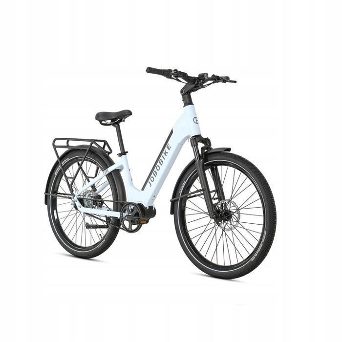 Vélo Électrique - JOBOBIKE - Luxe - 250 W - 36 V - 15 Ah - Moteur Central - 27,5 Pouces - Blanc
