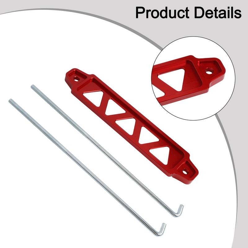 5-Hole Bracket Aluminum Battery Mount Aluminum Alloy Construction Enhanced Stability Aluminum Alloy Battery Holder