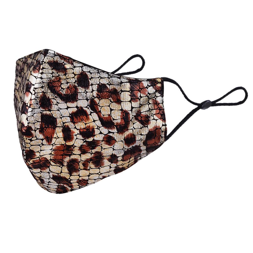 Fashion  Breathable Leopard Print  Mask Unisex Face Mask Reusable Mask