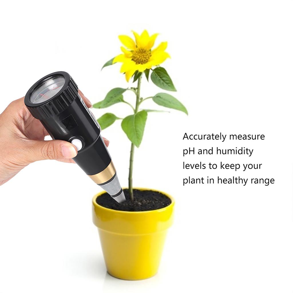 Soil Tester Moisture Test Meter Humidity Monitor PH Detector Instrument for Garden Plant