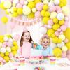 Pastel Yellow Pink Balloons Garland Kit Yellow White Balloon Arch Wedding Anniversary Home Birthday Party Baby Shower Decoration