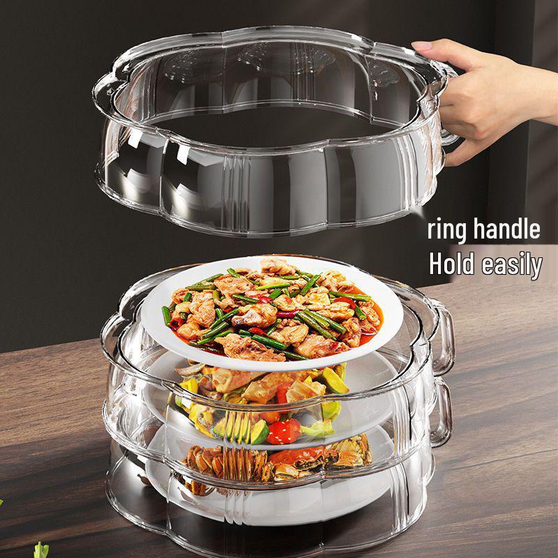 Breathable Dual-Use Food Cover: Insulating, Multi-Layer, Dust & Insect Proof for Kitchen and Dining Table
