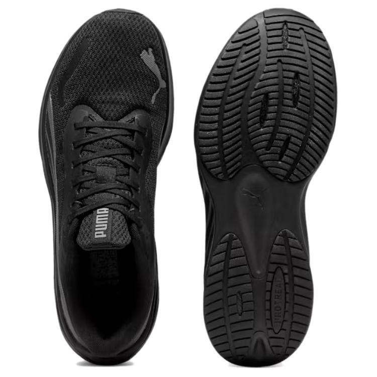 New PUMA Anti Slip Wear Resistant Low Top Running Shoes Unisex Black 310778-14