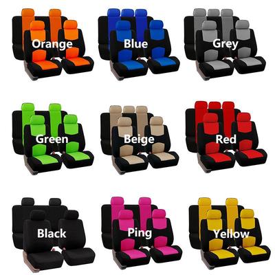 Juego de Cojines para Coche de 5 Asientos: Opciones de 9 piezas, 4 piezas y 2 piezas