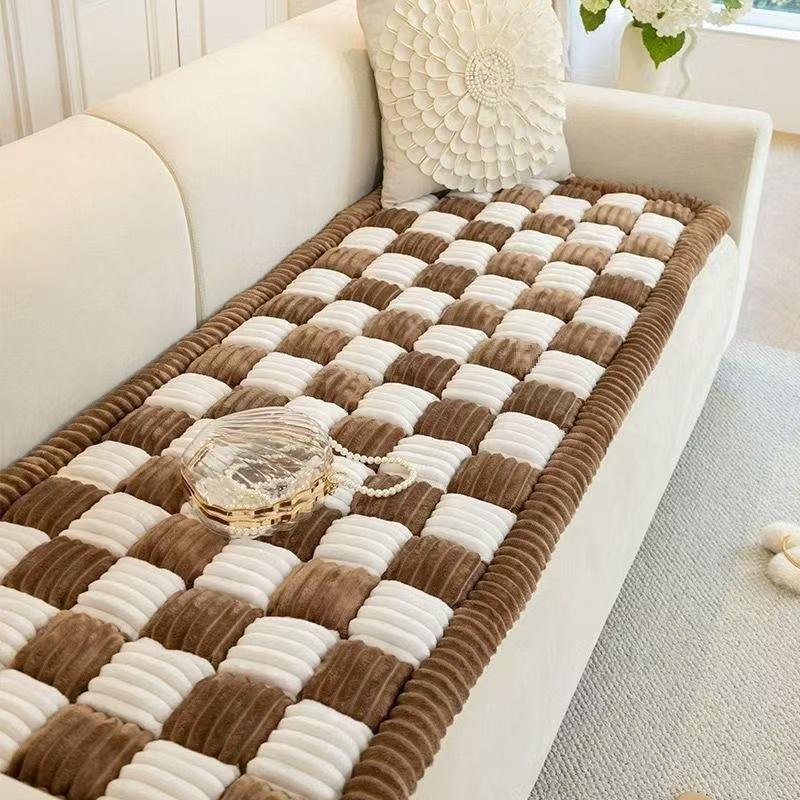 Plush Non-Slip Car Backseat Pet Cushion and Sofa Pad