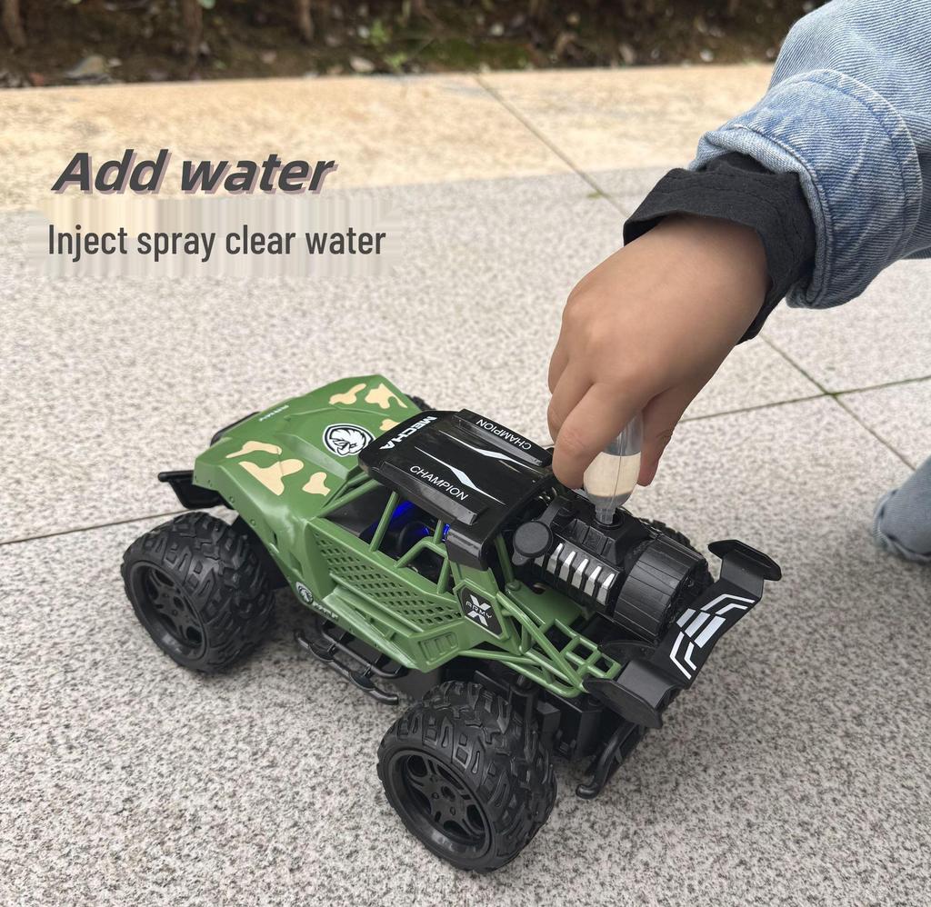 1:16 Children's Camouflage Remote Control Climbing Car with Lights and Battery Pack - Electric Off-road Toy