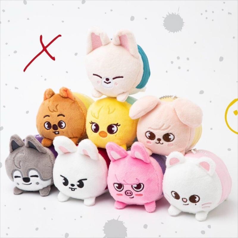 Stray Kids Inspired Cute Keychain Plush Bunny Doll Toy