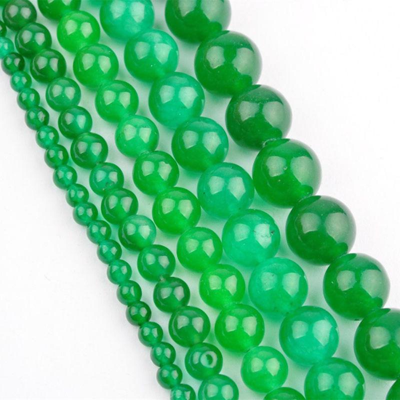 Luźne koraliki Space Quartz Gemstone Round Bead Natural do naszyjnika DIY 4-12mm Wysokiej jakości