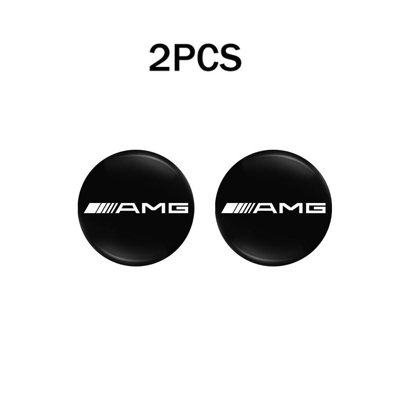 

For Mercedes Benz AMG A B C E G CLA W211 W203 W204 C260 E300L A200L GLC300 New 14mm Car Remote Control Key Badge Emblem Stickers