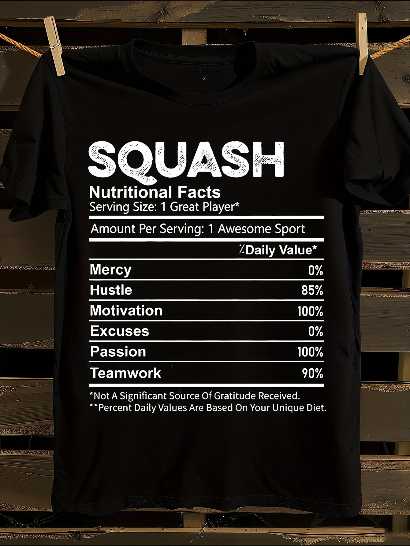 Funny Squash Graphic T-shirt XXXL
