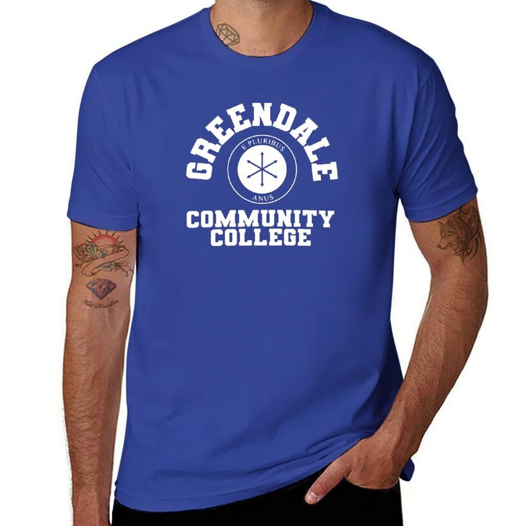 Greendale community collage T-Shirt übergroß neue Ausgabe lustige T-Shirts für Männer