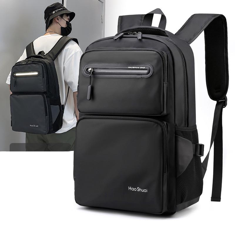 College 15.6" Laptop Backpack Large Capacity Waterproof Men Knapsack Unisex Fashion Computer School Bag Travel Bagpack Mochilas
