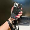 Epoxy Starry Sky Apple Model 13 13PRO 13PROMAX Mobile Phone with Lanyard TPU Soft Case New