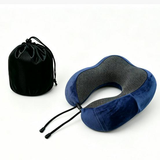 Slow Rebound Memory Foam U-Shape Neck Pillow for Travel