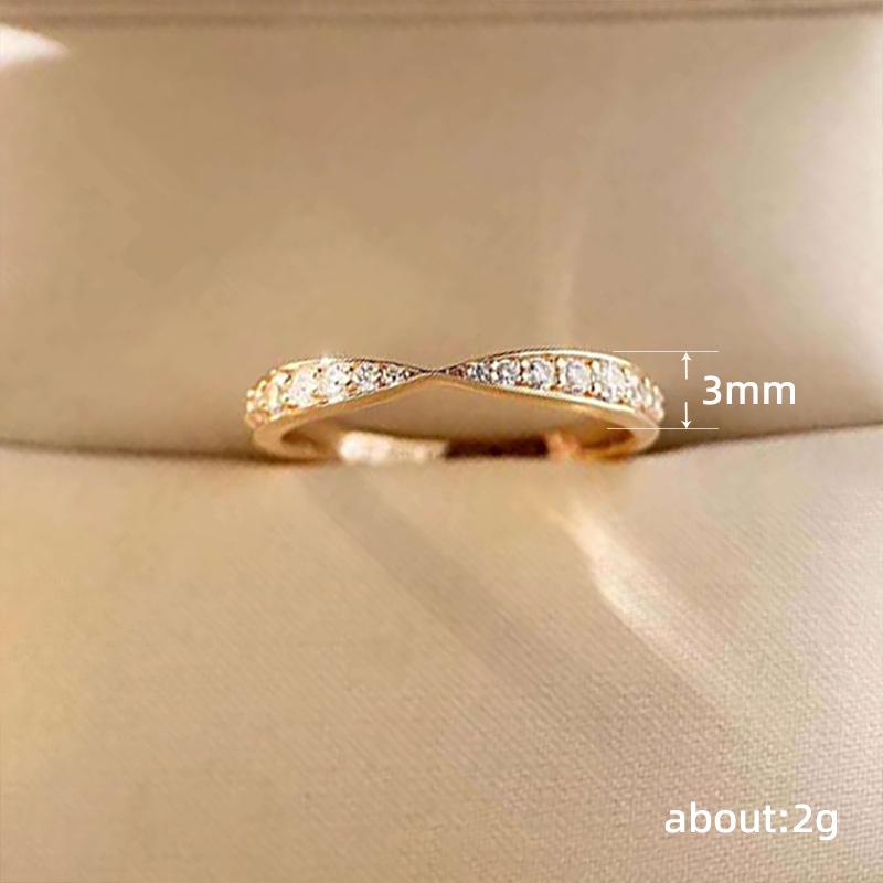 

Простое и стильное обручальное кольцо, кольцо Мёбиуса, парное кольцо, трендовое помолвочное кольцо-симулятор для пары 10