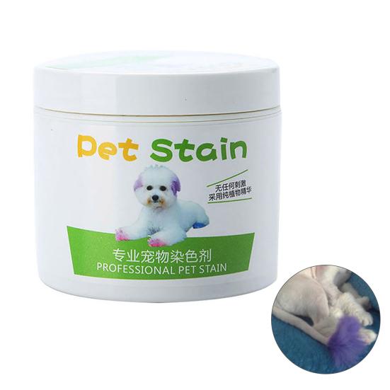 Haustierfarbe ohne Erhitzen Ungiftige Temporäre Haarfarbe Creme für Hunde Katzen Sichere Haut Seidige Lebendige Farben für Partys Fotos und Feiertage
