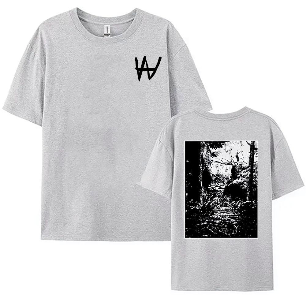 Alan Wake 2 Koszulka z nadrukiem Koszulki bawełniane z krótkim rękawem Streetwear Unisex Luźny codzienny T-shirt z okrągłym dekoltem Góra