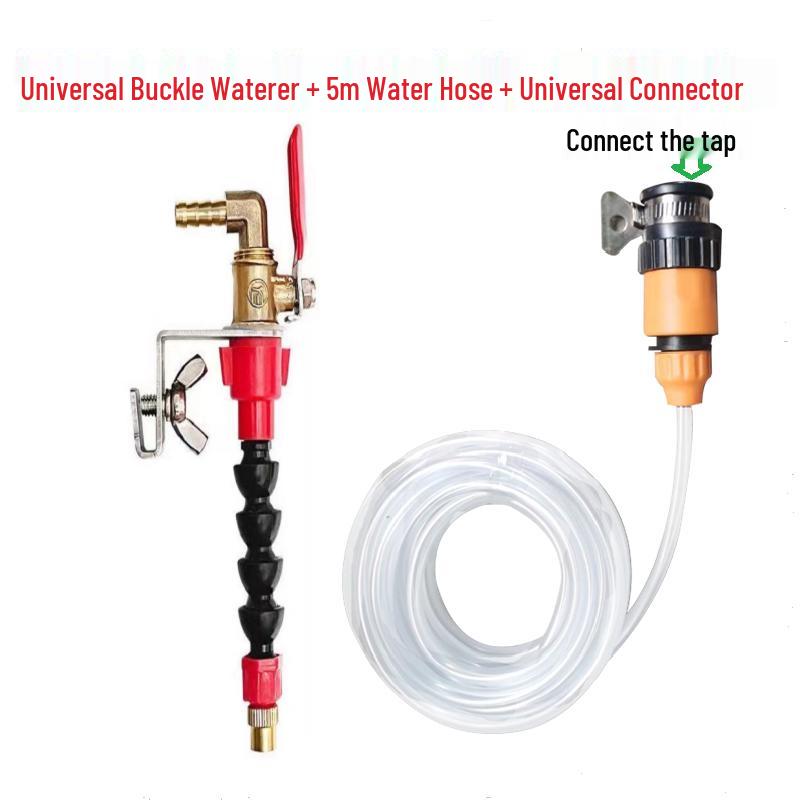 Universal Flexible Water Nozzle for Cutting & Grooving Machines - Dustproof Spray Head for Marble Saw Blade Cooling