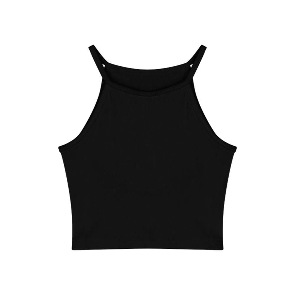 Pure desire style Spice girl neck sling small vest women's summer slim fit sexy outer wear bottoming shirt top